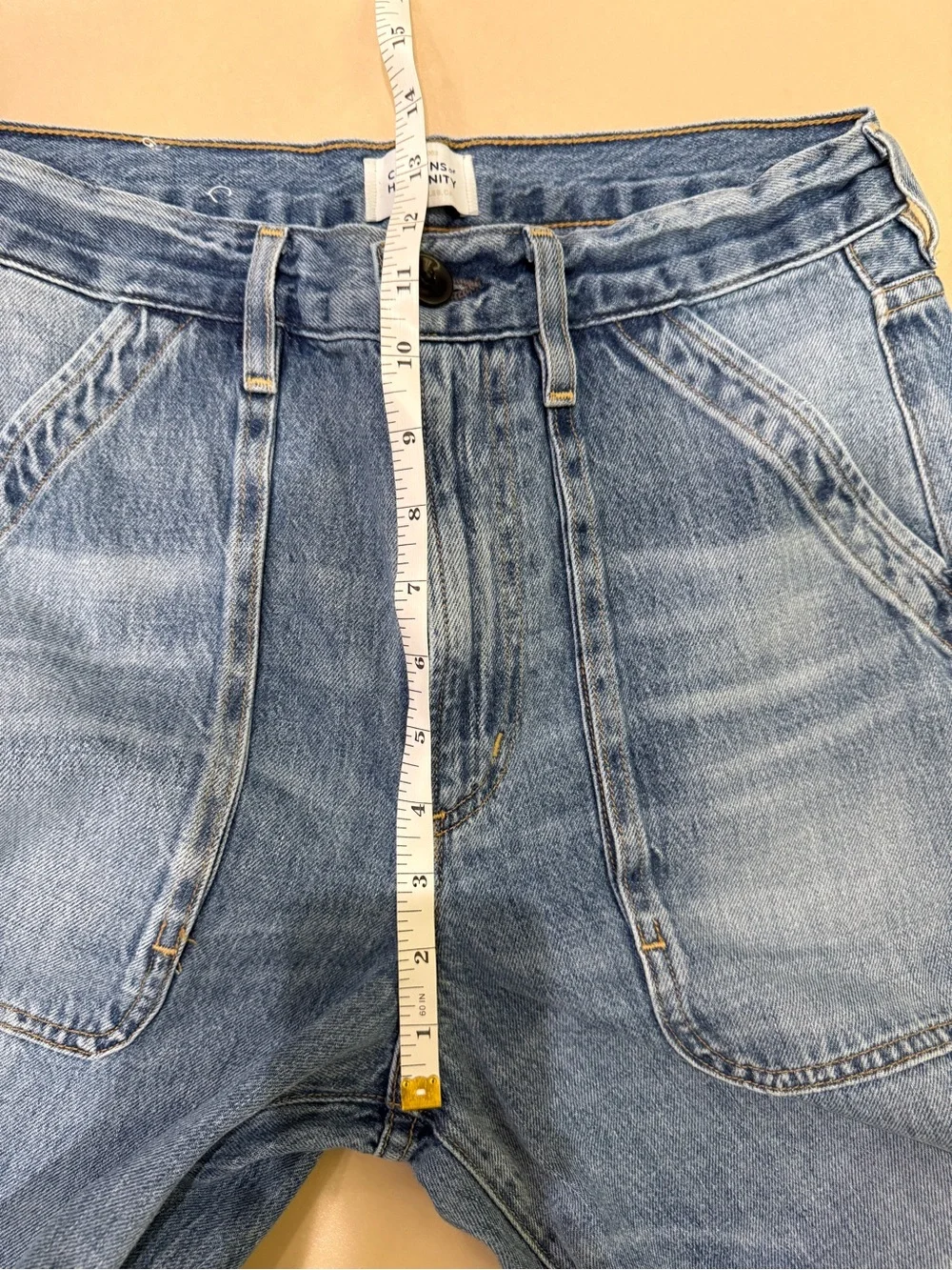 Citizens of Humanity Ayla Cargo High-Rise Wide-Leg Jeans - Picture 11 of 12
